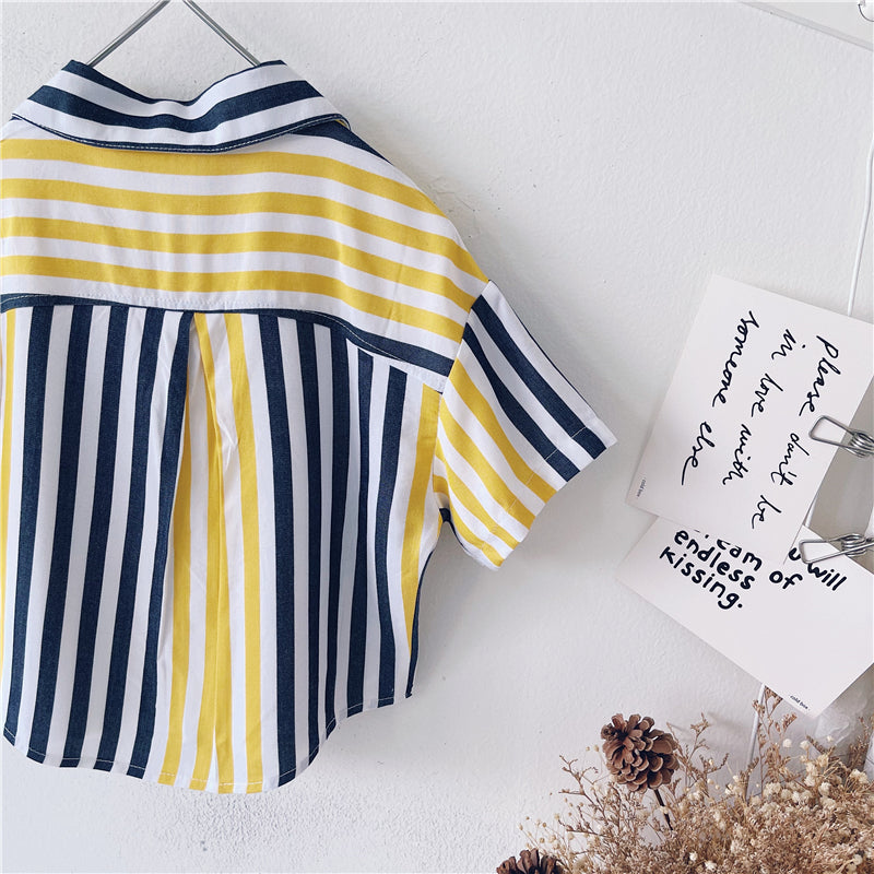 Short-Sleeved Summer Children Shirts