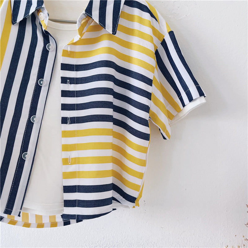 Short-Sleeved Summer Children Shirts