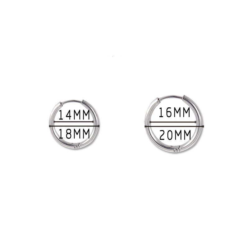 Versatile Titanium Steel Earring