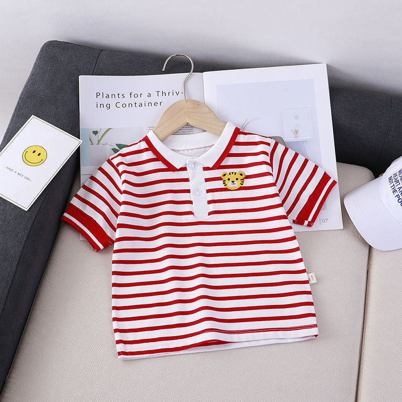 Summer Striped Tops For Kids