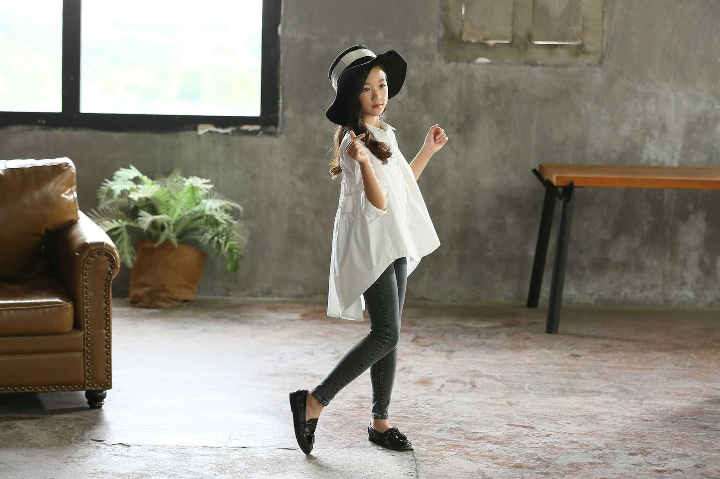 Loose Fashionable Swallowtails Top