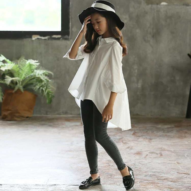 Loose Fashionable Swallowtails Top