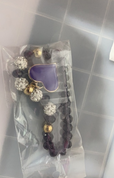 Elastic Crystal Heart Bracelets
