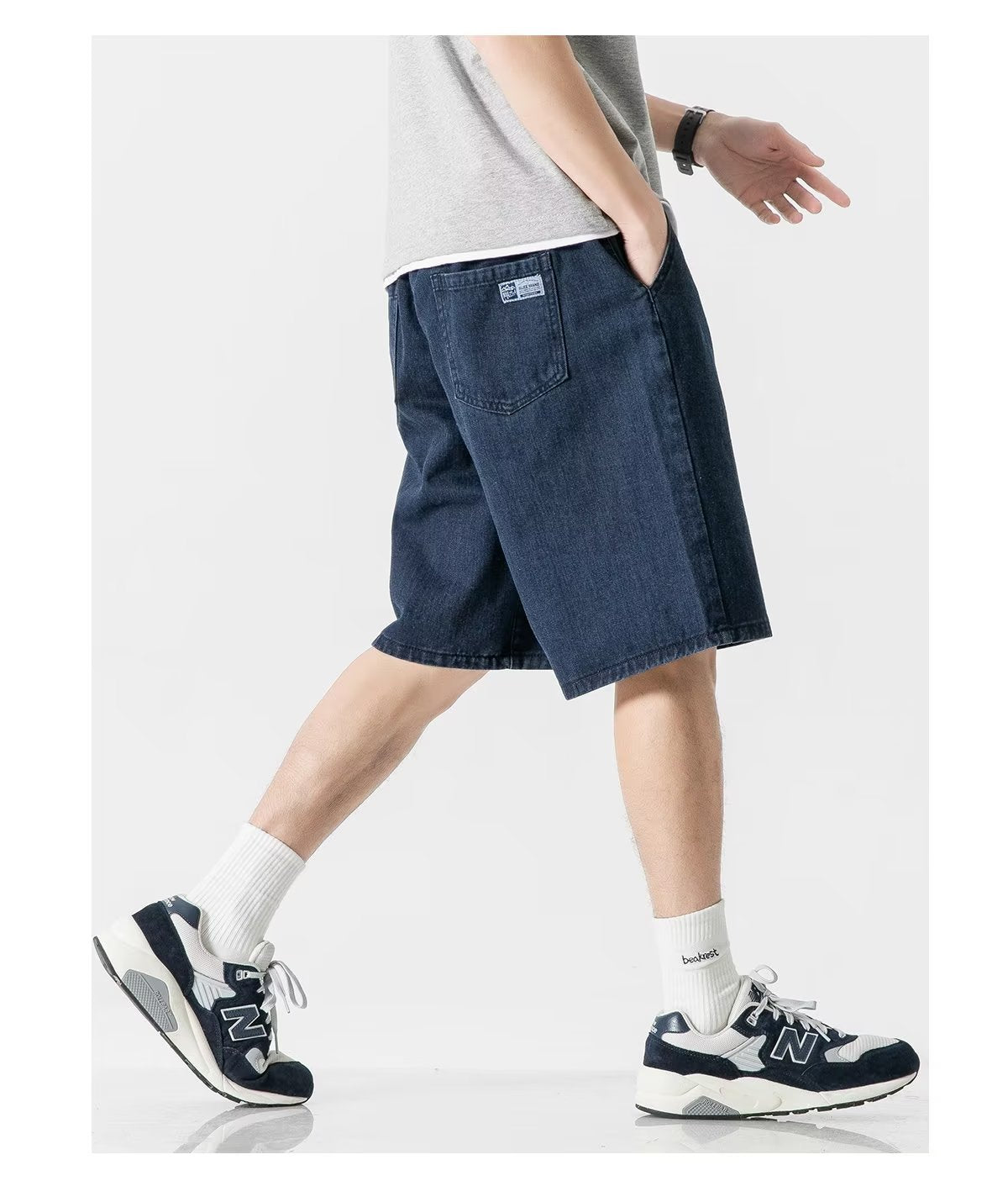 Summer Denim Shorts Men