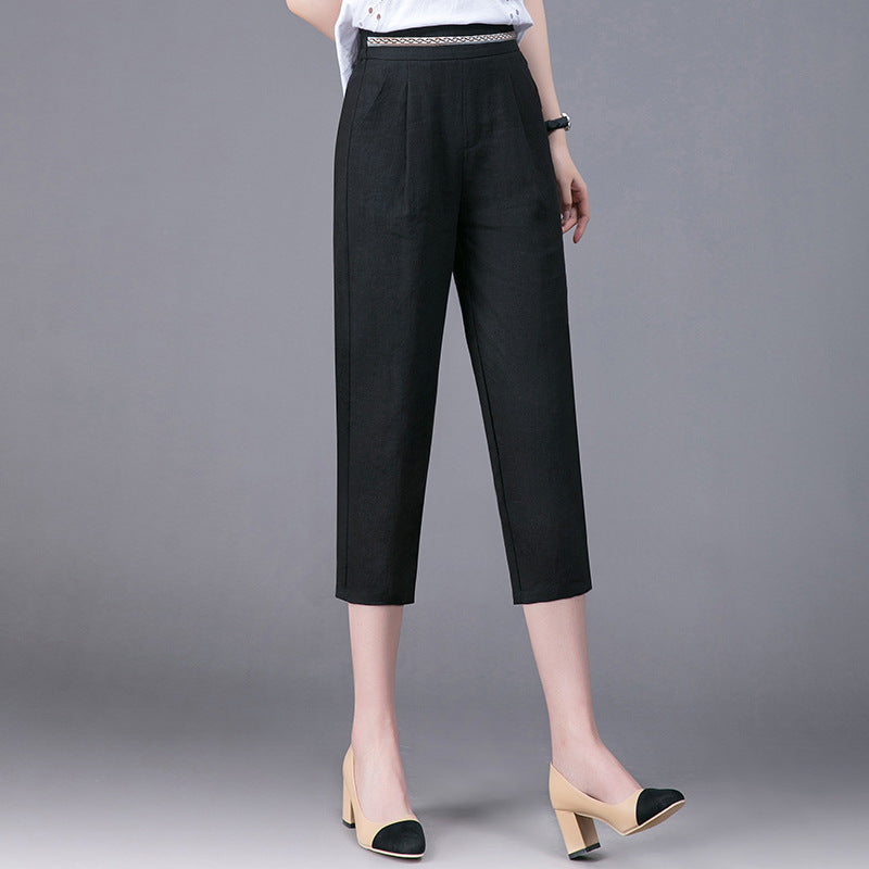 Loose Harem Linen Pants