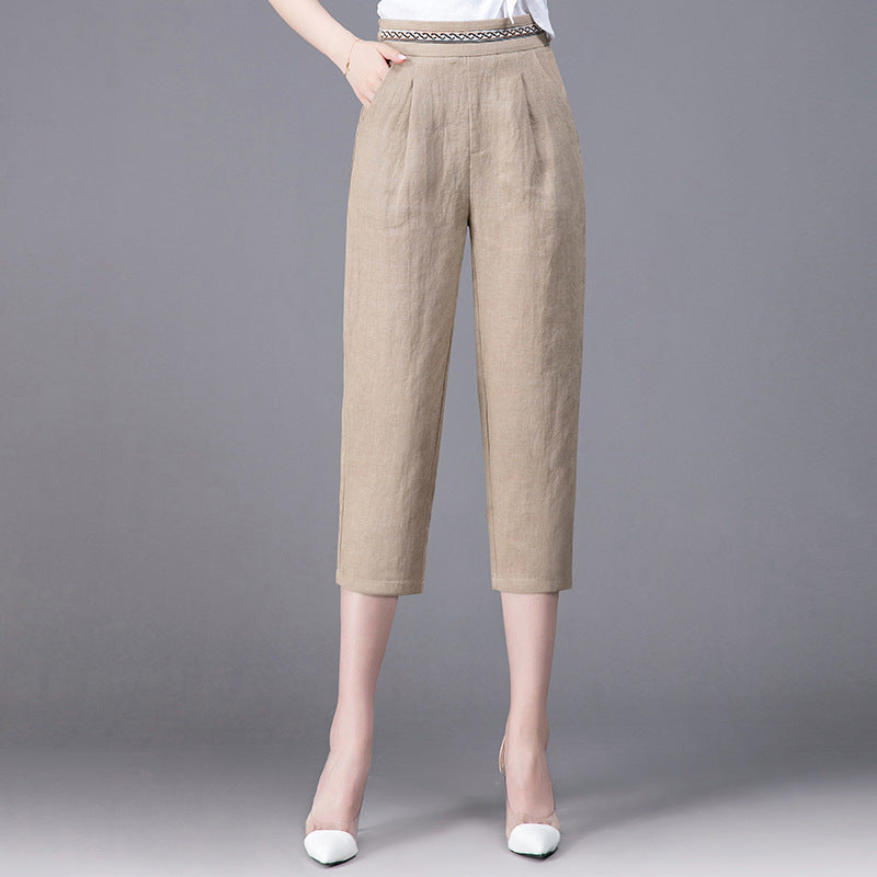 Loose Harem Linen Pants