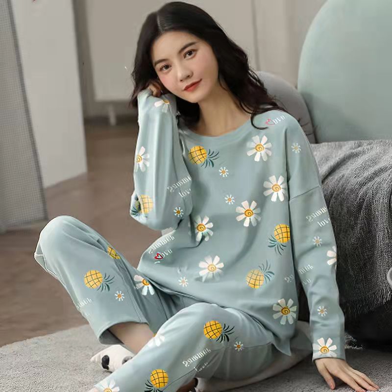 2 Pcs Cute Cartoon Sleepwear Sets