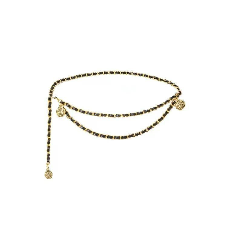 Women's Summer Camellia Waist Chain Fashion Accessories