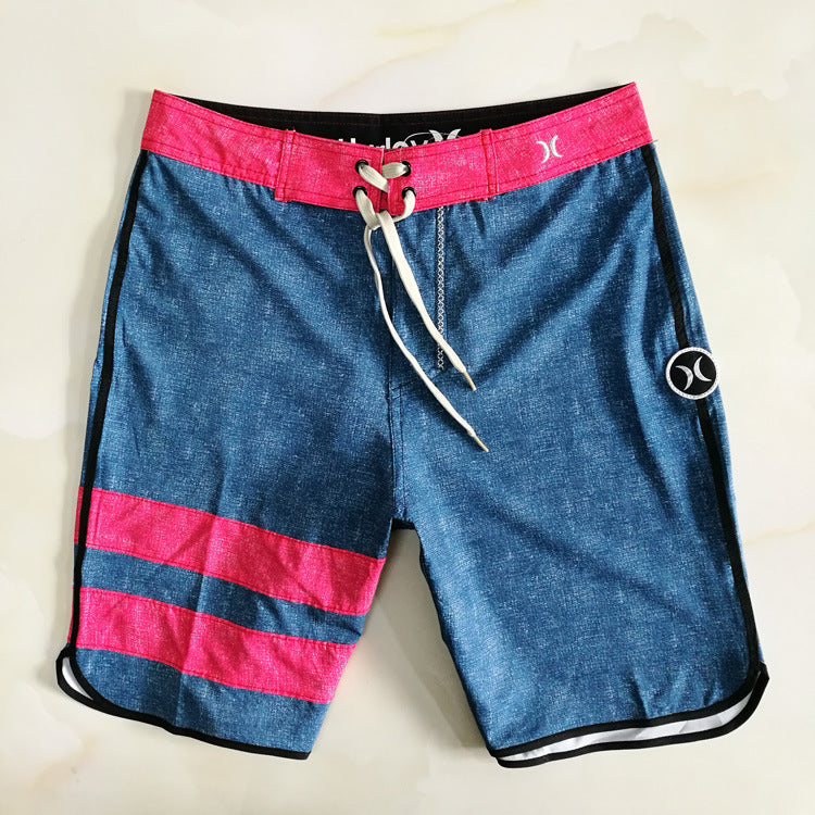 Men's Beach Shorts, Quick-drying Loose Color Surfing Shorts