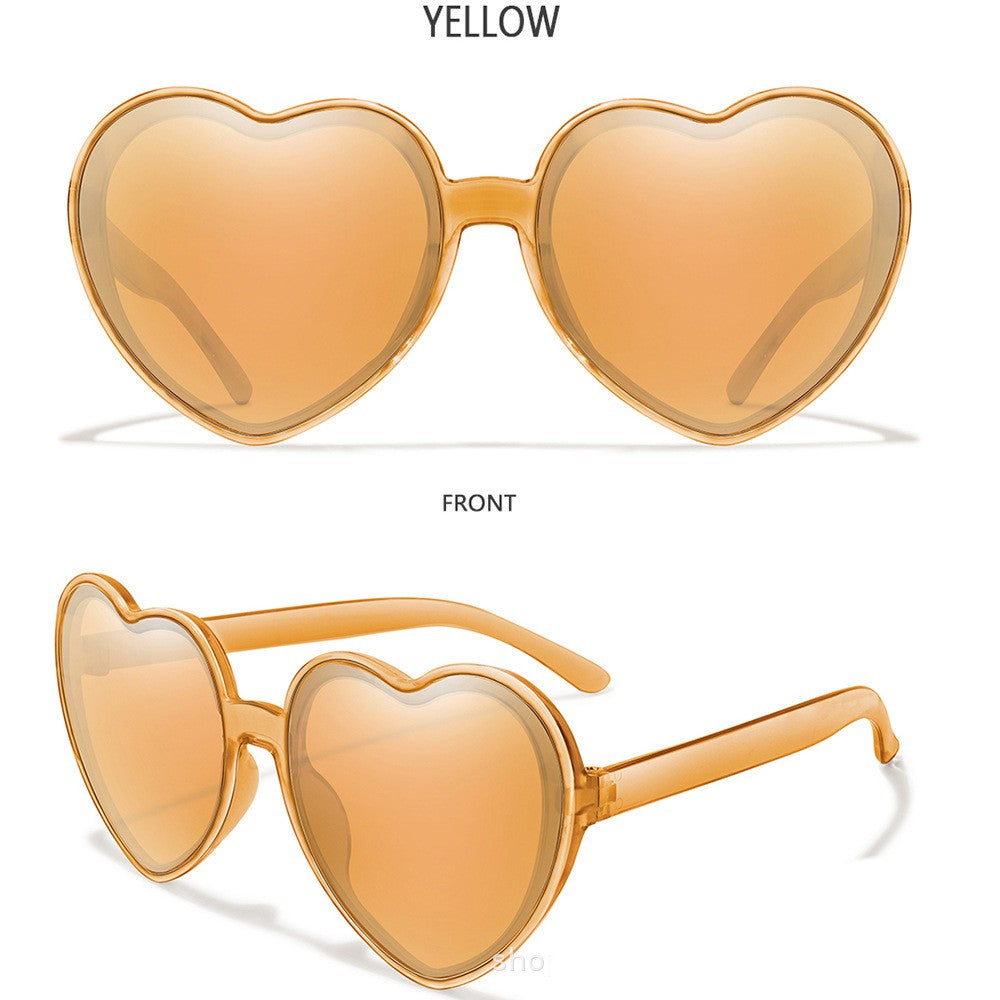 Fashionable Colorful Coated Love Sunglasses