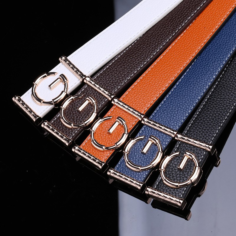 Ladies luxury belts cummerbunds for women G buckle Belt Genuine Leather belt Fashion genuine leather men belts buckle