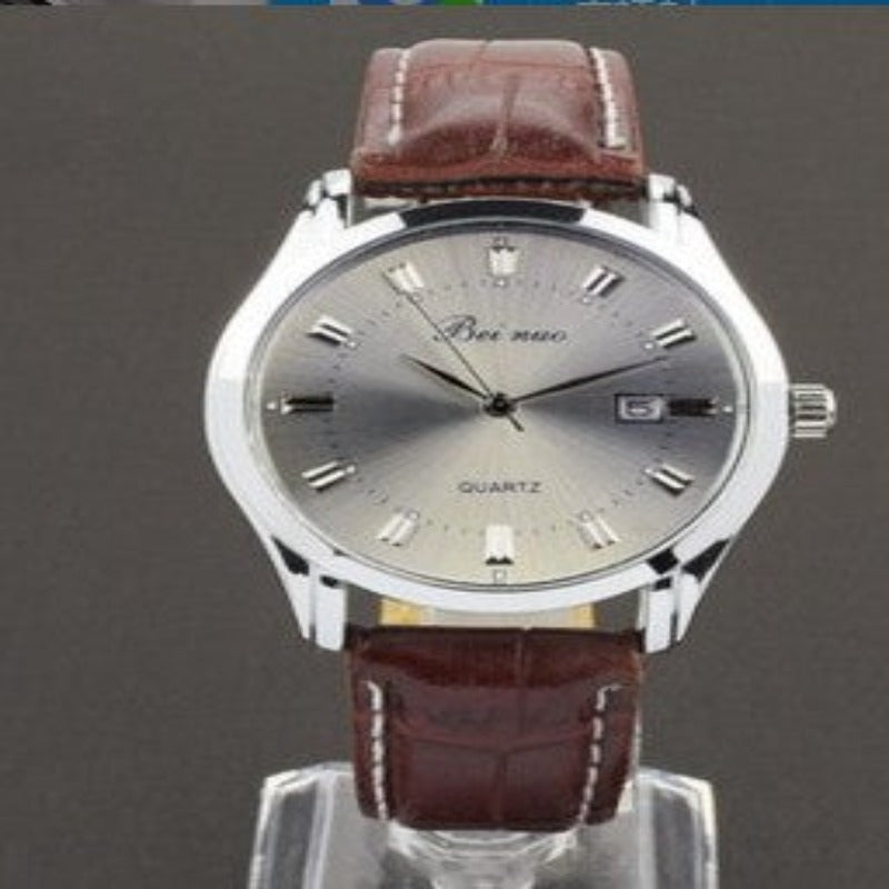 Casual Belted Men Watch