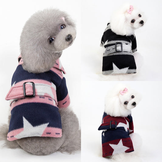 Pet five-pointed star clothes