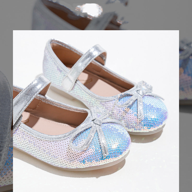 Sequined Princess Shoes With Soft Sole