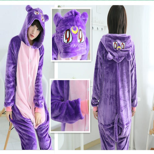 Animal cartoon one-piece pajamas