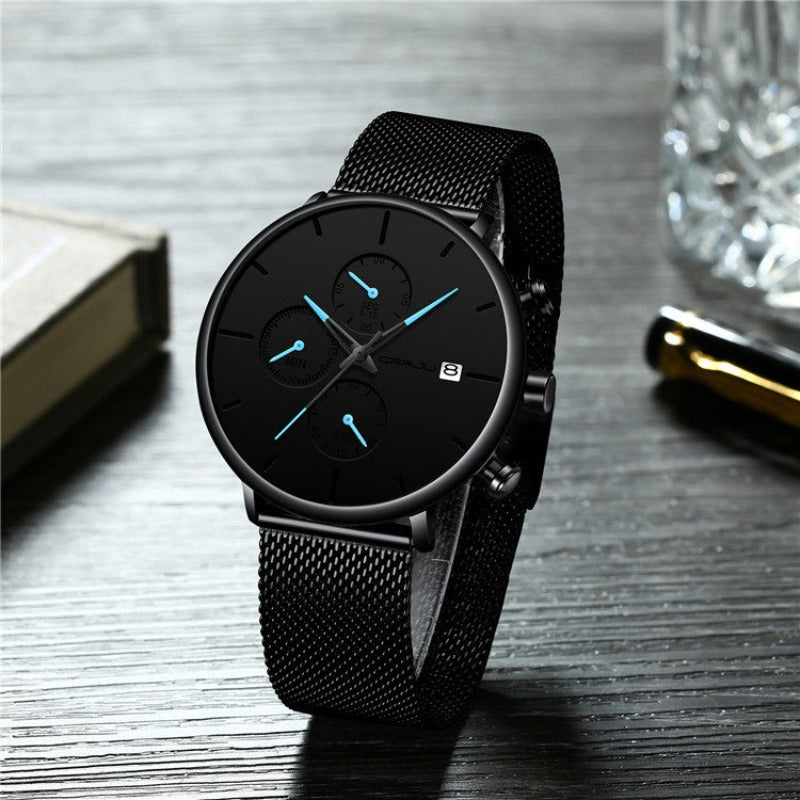 Waterproof Bold Men Watch