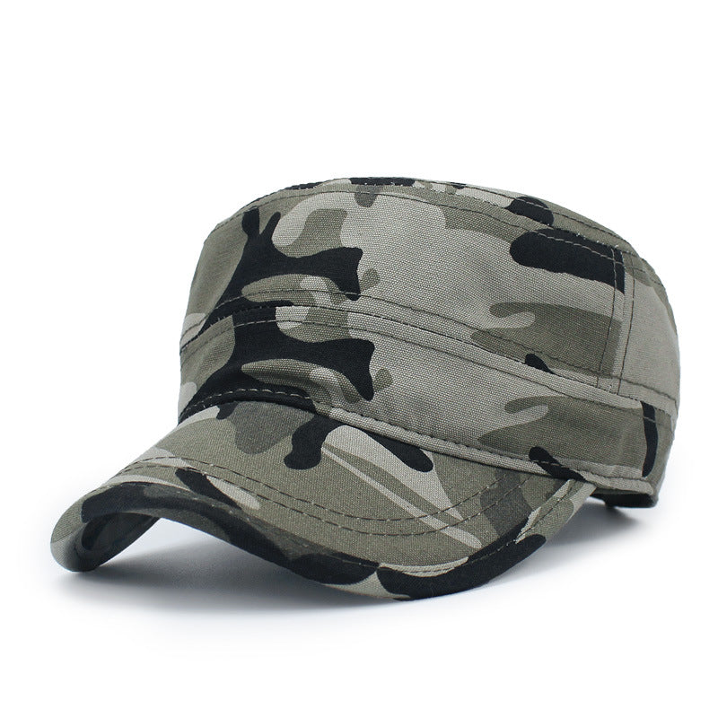 Camouflage sunscreen cap