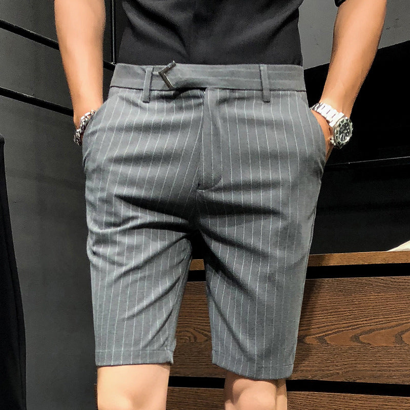 Suit shorts men's loose pants