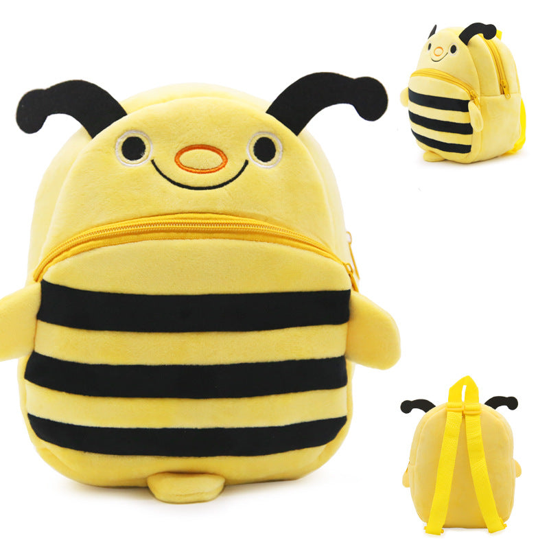 Plush toy schoolbag