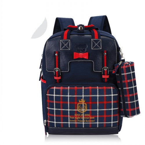 Korean style cute girls shoulders lightening backpack