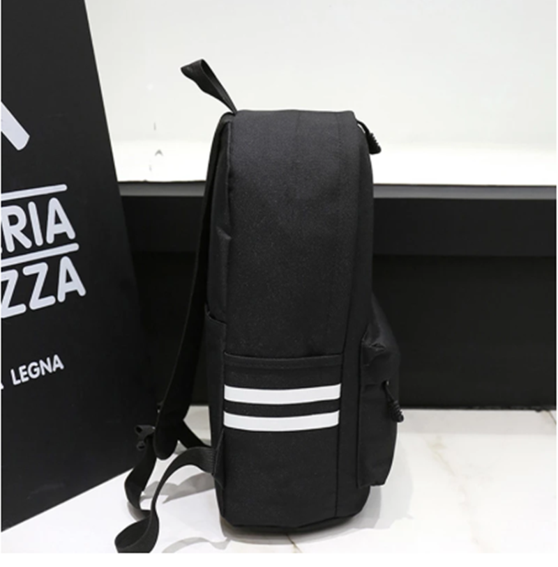 Casual college style canvas luminous backpack