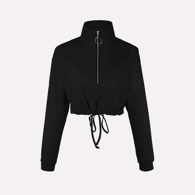 Short Streetwear Sexy Hoodie