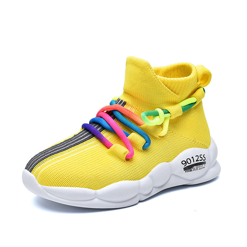 Fly Knit Lightweight Children's Casual Sports Shoes