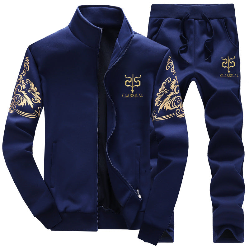 2 Piece Printed Jacket Sportswear Sets