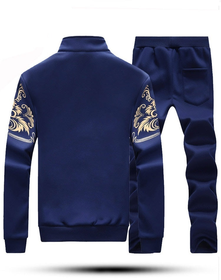 2 Piece Printed Jacket Sportswear Sets