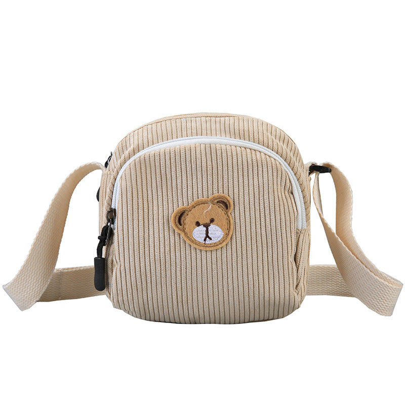 Strap Root Bear Messenger Bags