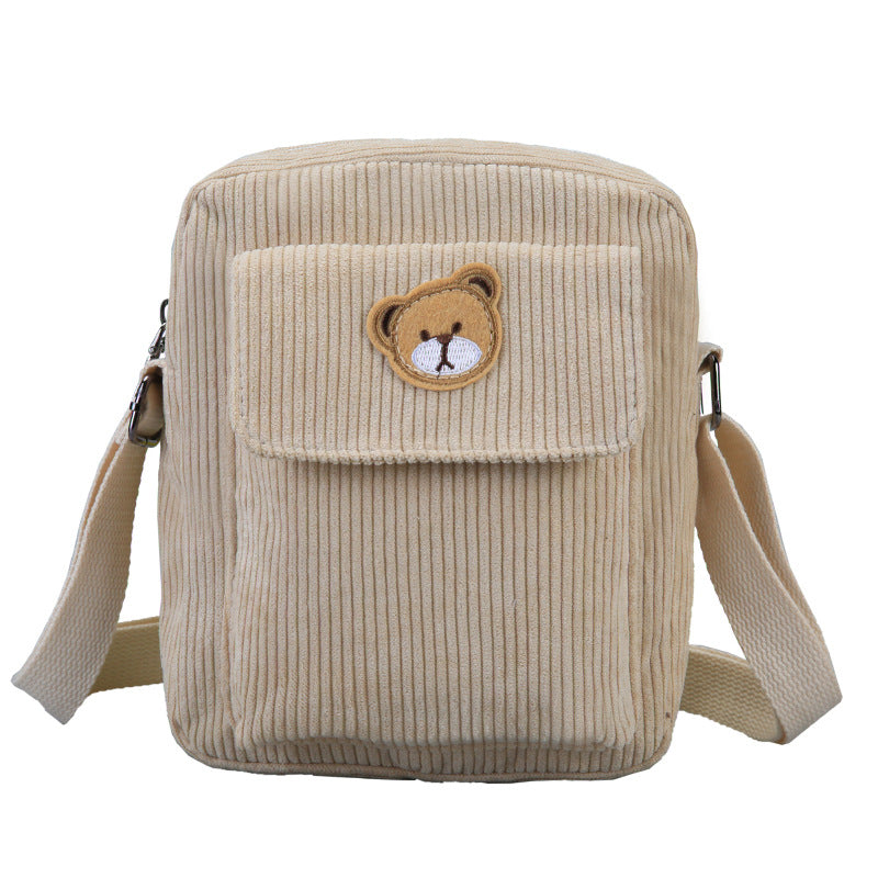 Strap Root Bear Messenger Bags