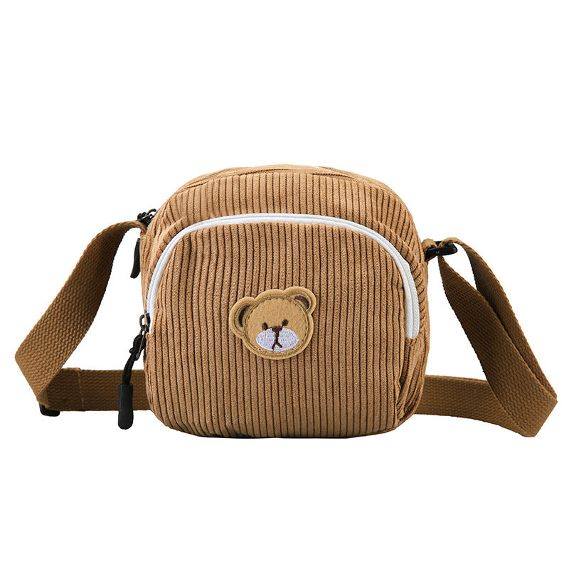 Strap Root Bear Messenger Bags