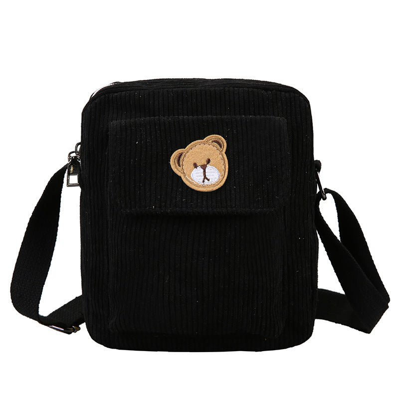 Strap Root Bear Messenger Bags