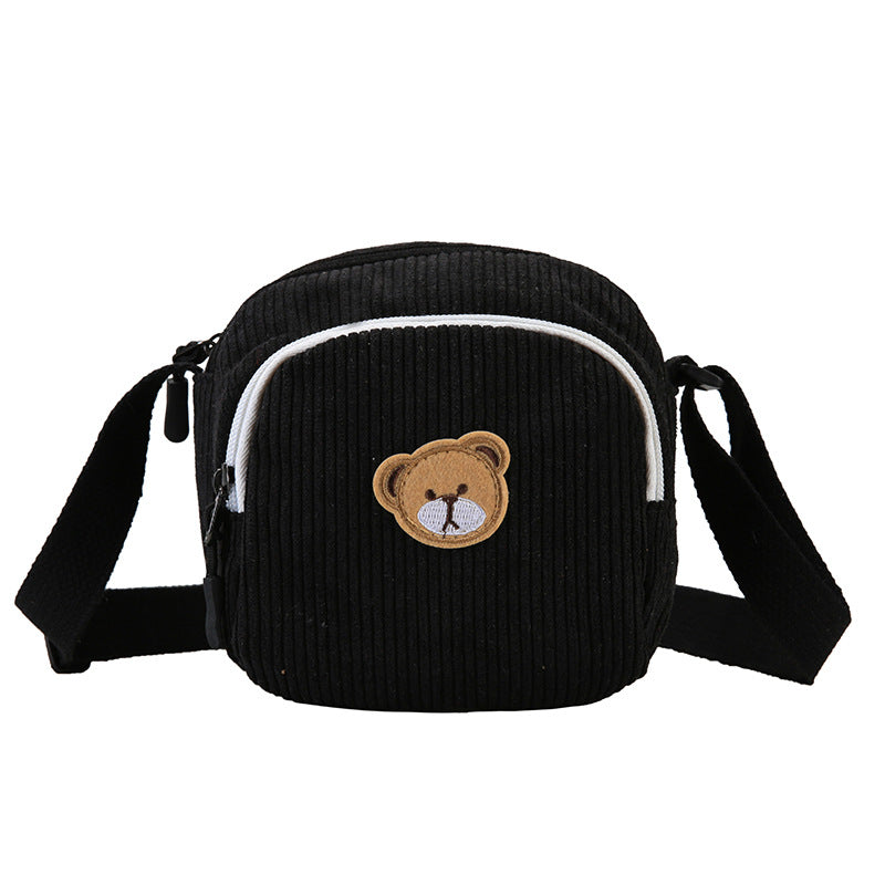 Strap Root Bear Messenger Bags