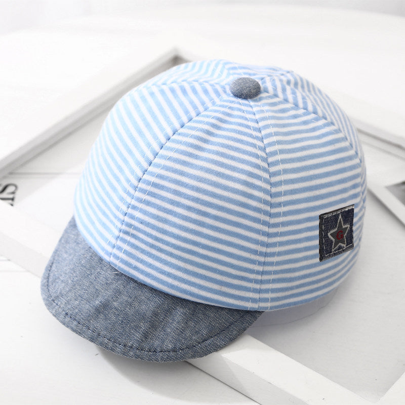 Baby Hats Spring And Autumn Boys And Girls Baby Caps Summer Thin Soft Tongue Breathable Sunscreen Visor Baseball Cap Tide