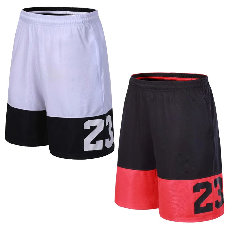 Mens Sports Shorts Breathable Loose Soccer Jersey Loose Beach Scanties Running Basketball Football Training Breechcloth