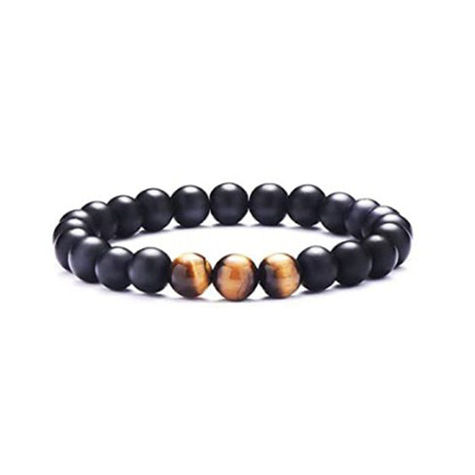 Tiger Eye Stone Volcanic Stone Bracelet Men's Bracelet