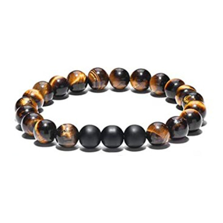 Tiger Eye Stone Volcanic Stone Bracelet Men's Bracelet