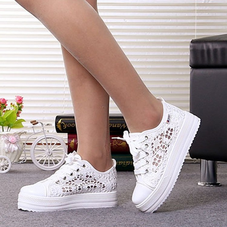 Canvas Mesh Shoes For Women