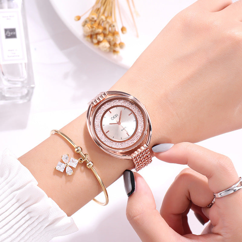 Waterproof Crystal Diamond Watch For Women