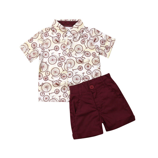 Summer Boy T-Shirt Shorts Sets