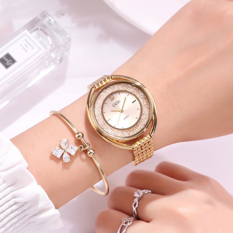 Waterproof Crystal Diamond Watch For Women