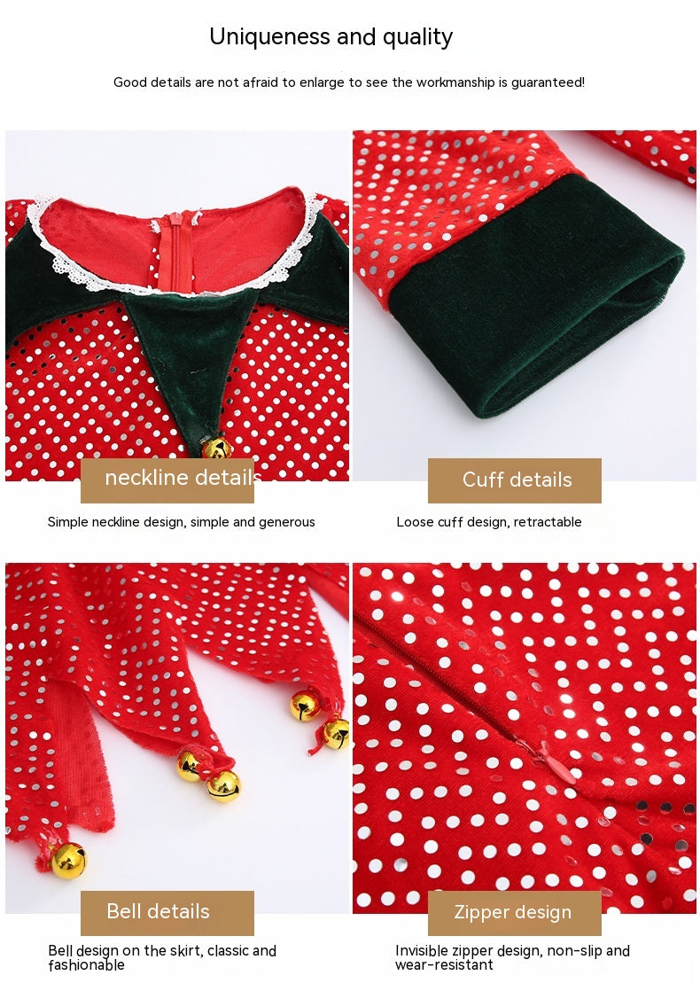 Christmas Costume Girl's Elf Dress