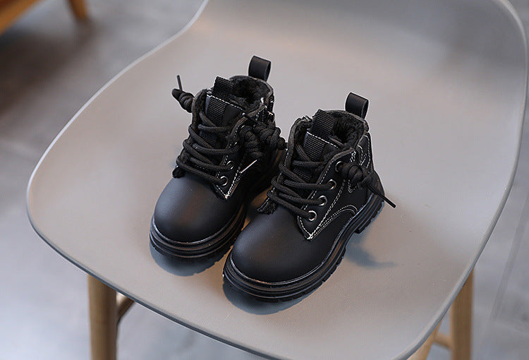 Baby Soft Bottom High-top Thermal Boots