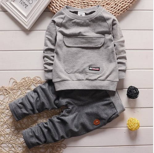 2021 toddler baby clothes children suit 0-3 years old suit + pants children's sportswear boys girls children's clothing brand