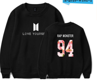 BTS Capless Femmes Hoodies Sweat Bangtan Hip Hop Kpop