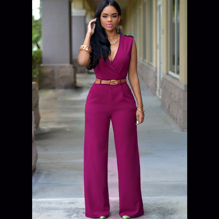 Women Fashion Jumpsuits Pants