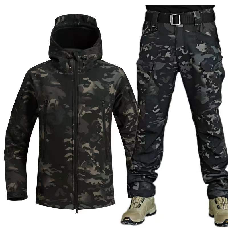 Outdoor Leather Thermal Suit Special Soldier Camouflage