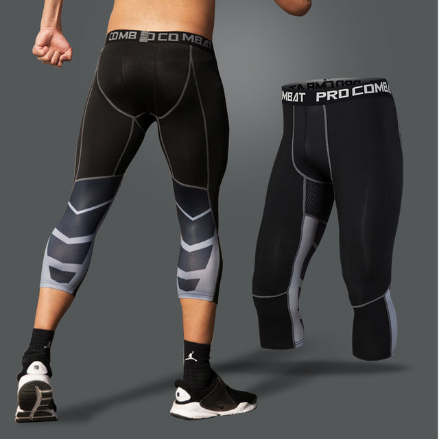 Men Lycra Compression Pants Cycling