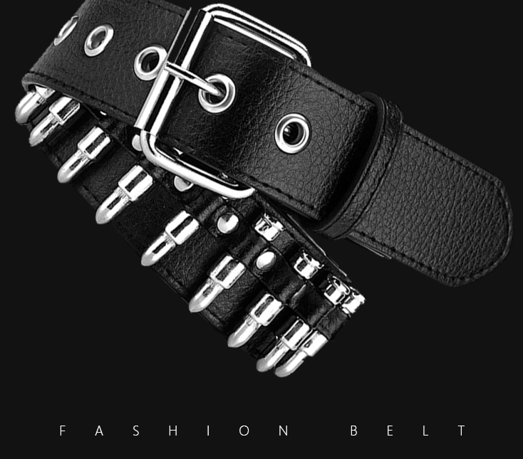 Men's Bullet Rivet Belt